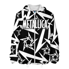 Мужская куртка 3D с принтом Metallica в Санкт-Петербурге, ткань верха — 100% полиэстер, подклад — флис | прямой крой, подол и капюшон оформлены резинкой с фиксаторами, два кармана без застежек по бокам, один большой потайной карман на груди. Карман на груди застегивается на липучку | Тематика изображения на принте: metalica | metallica | группа | джеймс хэтфилд | кирк хэмметт | ларс ульрих | метал | металика | металлика | миталика | музыка | роберт трухильо | рок | трэш | трэшметал | хард | хеви
