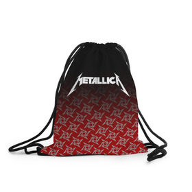 Рюкзак-мешок 3D с принтом METALLICA в Санкт-Петербурге, 100% полиэстер | плотность ткани — 200 г/м2, размер — 35 х 45 см; лямки — толстые шнурки, застежка на шнуровке, без карманов и подкладки | metallica | металлика