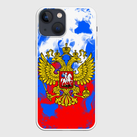 Чехол для iPhone 13 mini с принтом RUSSIA Flame Collection в Санкт-Петербурге,  |  | fire | flame | russia | sport | tricolor | герб | огонь | патриот | патриотизм | пламя | россия | спорт | триколор | флаг россии