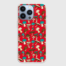 Чехол для iPhone 13 Pro с принтом Грибы в Санкт-Петербурге,  |  | art | beautiful | drawing | mushrooms | poisonous | pop art | toadstools | грибы | искусство | красивые | мухоморы | поганки | поп   арт | рисунок | ядовитые