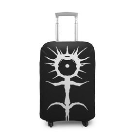 Чехол для чемодана 3D с принтом Ghostemane в Санкт-Петербурге, 86% полиэфир, 14% спандекс | двустороннее нанесение принта, прорези для ручек и колес | ghostemane | ill biz | mercury | noise | young crowley | рэп | рэпер | эрик уитни