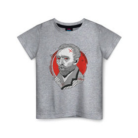 Детская футболка хлопок с принтом Винсент Ван Гог в Санкт-Петербурге, 100% хлопок | круглый вырез горловины, полуприлегающий силуэт, длина до линии бедер | 