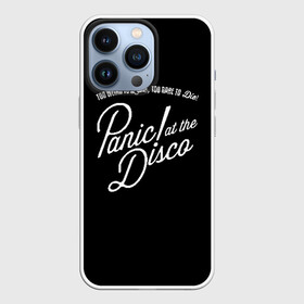 Чехол для iPhone 13 Pro с принтом PANIC AT THE DISCO в Санкт-Петербурге,  |  | Тематика изображения на принте: panic | panic at the disco | paniс | patd | райан росс