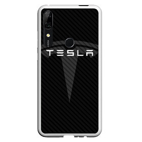 Чехол для Honor P Smart Z с принтом TESLA (1) в Санкт-Петербурге, Силикон | Область печати: задняя сторона чехла, без боковых панелей | elon | elon musk | musk | space | tesla | автолюбитель | автомобиль | илон маск | тесла