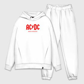 Мужской костюм хлопок OVERSIZE с принтом AC DC в Санкт-Петербурге,  |  | ac dc | acdc | ас дс | асдс