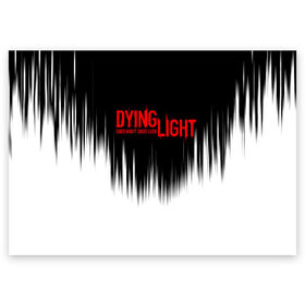 Поздравительная открытка с принтом DYING LIGHT в Санкт-Петербурге, 100% бумага | плотность бумаги 280 г/м2, матовая, на обратной стороне линовка и место для марки
 | Тематика изображения на принте: dying light | dying light 2 | даинг лайт