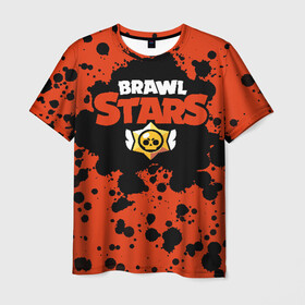Мужская футболка 3D с принтом Brawl Stars в Санкт-Петербурге, 100% полиэфир | прямой крой, круглый вырез горловины, длина до линии бедер | brawl | bs | fails | leon | stars | supercell | tick | бой | босс | бравл | броубол | бс | герои | драка | звезд | осада | сейф | старс | цель