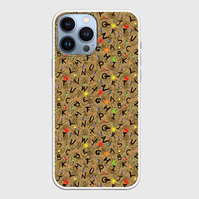 Чехол для iPhone 13 Pro Max с принтом STRANGER THINGS PATTERN в Санкт-Петербурге,  |  | stranger 2 | stranger 3 | stranger things 3 | things 2 | things 3 | очень странные дела | очень странные дела 3. | очень странный дело