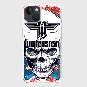 Чехол для iPhone 13 с принтом Wolfenstein в Санкт-Петербурге,  |  | castle | the new order | wolfenstein | би джей | бласковиц | боевик | волчий | вольфенштейн | иззи | камень | новый порядок | стелс | уильям | фюрер | экшен