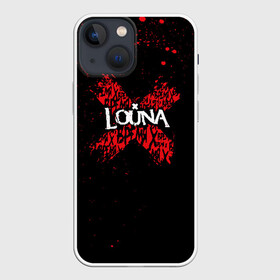 Чехол для iPhone 13 mini с принтом Louna в Санкт-Петербурге,  |  | louna | tracktor bowling | альтернативный | вит | група | группа | лоуна | лу | луна | лусинэ геворкян | метал | нюметал | панк | панкрок | пилот | рок | ру | серж | трактор боулинг