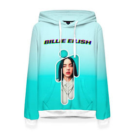 Женская толстовка 3D с принтом Billie Eilish в Санкт-Петербурге, 100% полиэстер  | двухслойный капюшон со шнурком для регулировки, мягкие манжеты на рукавах и по низу толстовки, спереди карман-кенгуру с мягким внутренним слоем. | ayelish | bad guy | bellyache | bilie eilish | bilie elish | billie | billie eilish | eilish | electronic | elish | music | билли айлиш | эйлиш | элиш