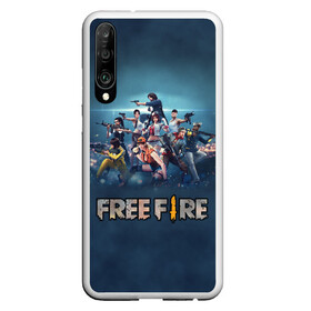 Чехол для Honor P30 с принтом Free Fire в Санкт-Петербурге, Силикон | Область печати: задняя сторона чехла, без боковых панелей | battlegrounds | fire | free | garena | гарена | фаер | фри