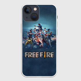 Чехол для iPhone 13 mini с принтом Free Fire в Санкт-Петербурге,  |  | battlegrounds | fire | free | garena | гарена | фаер | фри
