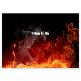 Поздравительная открытка с принтом GARENA FREE FIRE в Санкт-Петербурге, 100% бумага | плотность бумаги 280 г/м2, матовая, на обратной стороне линовка и место для марки
 | Тематика изображения на принте: free fire | garena free fire | гарена 3 | гарена фри | гарена фри фаер | гарено. | игра garena