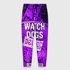 Мужские брюки 3D с принтом WATCH DOGS в Санкт-Петербурге, 100% полиэстер | манжеты по низу, эластичный пояс регулируется шнурком, по бокам два кармана без застежек, внутренняя часть кармана из мелкой сетки | ded sec | hacker | legion | watch dogs | watch dogs 2 | watch dogs legion | легион | хакер
