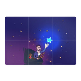 Магнитный плакат 3Х2 с принтом JONY Звезда в Санкт-Петербурге, Полимерный материал с магнитным слоем | 6 деталей размером 9*9 см | jony | звезда | лали | певец | тыменяпленила | янея