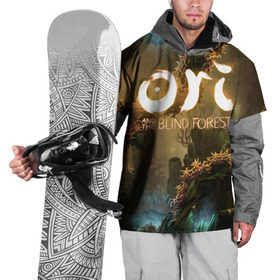 Накидка на куртку 3D с принтом Ori and the Blind Forest в Санкт-Петербурге, 100% полиэстер |  | blind forest | ori | sein | белка | гумо | кошка | куро | лиса | нару | непроглядный лес | ори | платформер | птенец | сейн | сова