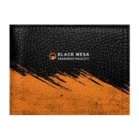 Обложка для студенческого билета с принтом BLACK MESA (Half-Life) в Санкт-Петербурге, натуральная кожа | Размер: 11*8 см; Печать на всей внешней стороне | black | counter | csgo | freeman | gordon | half | half life | halflife | lambda | life | logo | mesa | portal | strike | xen | гордон | контр | лайф | лого | портал | символ | страйк | фримен | халф | халф лайф | халфлайф