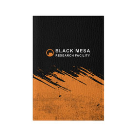 Обложка для паспорта матовая кожа с принтом BLACK MESA (Half-Life) в Санкт-Петербурге, натуральная матовая кожа | размер 19,3 х 13,7 см; прозрачные пластиковые крепления | Тематика изображения на принте: black | counter | csgo | freeman | gordon | half | half life | halflife | lambda | life | logo | mesa | portal | strike | xen | гордон | контр | лайф | лого | портал | символ | страйк | фримен | халф | халф лайф | халфлайф