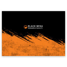 Поздравительная открытка с принтом BLACK MESA (Half-Life) в Санкт-Петербурге, 100% бумага | плотность бумаги 280 г/м2, матовая, на обратной стороне линовка и место для марки
 | Тематика изображения на принте: black | counter | csgo | freeman | gordon | half | half life | halflife | lambda | life | logo | mesa | portal | strike | xen | гордон | контр | лайф | лого | портал | символ | страйк | фримен | халф | халф лайф | халфлайф