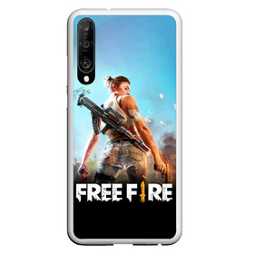 Чехол для Honor P30 с принтом FREE FIRE в Санкт-Петербурге, Силикон | Область печати: задняя сторона чехла, без боковых панелей | battle | battlegrounds | fire | free | game | games | garena | logo | mobile | royale | батлграунд | битва | гарена | гарено | игра | игры | королевская | лого | логотип | мобайл | онлайн | символ | фаер | фаир | фри