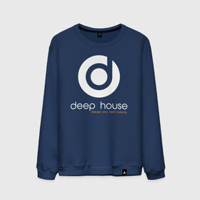 Мужской свитшот хлопок с принтом Deep House в Санкт-Петербурге, 100% хлопок |  | beats | club | deep | dj | house | music | битс | диждей | дип | звук | клуб | музыка | сет | хаус