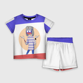 Детский костюм с шортами 3D с принтом CountryHumans  Россия в Санкт-Петербурге,  |  | balls | country | countryballs | countryhumans | fandom | flag | flags | humans | russia | ussr | болз | кантри | кантриболз | кантрихуманс | россия | ссср | страна | страны | флаг | флаги | фэндом | хуманс | хьюманс