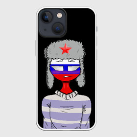 Чехол для iPhone 13 mini с принтом CountryHumans   Россия в Санкт-Петербурге,  |  | balls | country | countryballs | countryhumans | fandom | flag | flags | humans | russia | ussr | болз | кантри | кантриболз | кантрихуманс | россия | ссср | страна | страны | флаг | флаги | фэндом | хуманс | хьюманс