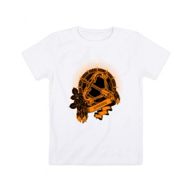 Детская футболка хлопок с принтом Стрелец в Санкт-Петербурге, 100% хлопок | круглый вырез горловины, полуприлегающий силуэт, длина до линии бедер | астрология | гороскоп | знак | зодиак | стрелец