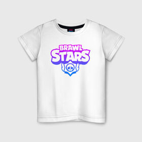 Детская футболка хлопок с принтом BRAWL STARS в Санкт-Петербурге, 100% хлопок | круглый вырез горловины, полуприлегающий силуэт, длина до линии бедер | android | brawl stars | colt | crow | games | leon | penny | poco. | shelly | spike | wanted | брав | бравл старс | звезды | игры | мобильные игры | старс