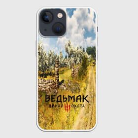 Чехол для iPhone 13 mini с принтом ВЕДЬМАК:ДИКАЯ ОХОТА в Санкт-Петербурге,  |  | cd projekt red | ciri | game | geralt | geralt of rivia | gwynbleidd | the witcher | the witcher 3: wild hunt | ведьмак | ведьмак 3: дикая охота | геральт | геральт из ривии | цири | цирилла