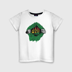 Детская футболка хлопок с принтом Регги в Санкт-Петербурге, 100% хлопок | круглый вырез горловины, полуприлегающий силуэт, длина до линии бедер | bob marley | chillin | rasta | reggae | боб | боб марли | марли | раста | растаман | регги