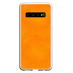 Чехол для Samsung Galaxy S10 с принтом Апельсин в Санкт-Петербурге, Силикон | Область печати: задняя сторона чехла, без боковых панелей | Тематика изображения на принте: fruit | orange | texture | апельсин | еда | кожура | кожура фруктов | текстура | фрукт | фрукты | ягода | ягоды