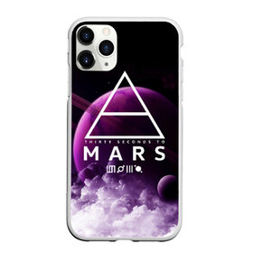 Чехол для iPhone 11 Pro матовый с принтом 30 SECONDS TO MARS в Санкт-Петербурге, Силикон |  | 30 seconds to mars | 30 секунд до марса | джаред лето