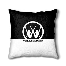 Подушка 3D с принтом Volkswagen в Санкт-Петербурге, наволочка – 100% полиэстер, наполнитель – холлофайбер (легкий наполнитель, не вызывает аллергию). | состоит из подушки и наволочки. Наволочка на молнии, легко снимается для стирки | brand | car | german | girls | logo | silhouette | volkswagen | автомобиль | девушки | логотип | марка | немецкий | силуэт