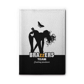 Обложка для автодокументов с принтом Brazzers team Casting-producer в Санкт-Петербурге, натуральная кожа |  размер 19,9*13 см; внутри 4 больших “конверта” для документов и один маленький отдел — туда идеально встанут права | adults | brazzers | butterflies | casting | girl | inscription | logo | movies | producer | silhouette | studio | team | бабочки | братья | девушка | кастинг | логотип | надпись | продюсер | силуэт | студия | фильмы