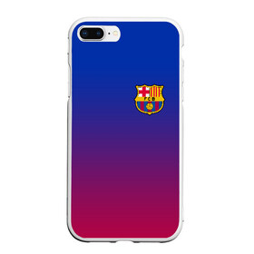 Чехол для iPhone 7Plus/8 Plus матовый с принтом FC BARCELONA в Санкт-Петербурге, Силикон | Область печати: задняя сторона чехла, без боковых панелей | barcelona | fc barca | барка | барселона