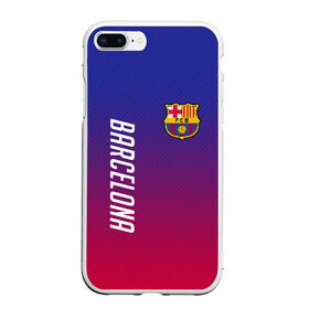 Чехол для iPhone 7Plus/8 Plus матовый с принтом FC BARCELONA в Санкт-Петербурге, Силикон | Область печати: задняя сторона чехла, без боковых панелей | barcelona | fc barca | барка | барселона