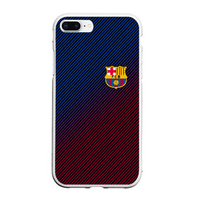 Чехол для iPhone 7Plus/8 Plus матовый с принтом FC BARCELONA в Санкт-Петербурге, Силикон | Область печати: задняя сторона чехла, без боковых панелей | barcelona | fc barca | барка | барселона