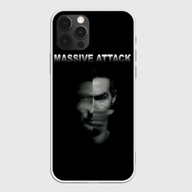 Чехол для iPhone 12 Pro с принтом Massive attack в Санкт-Петербурге, силикон | область печати: задняя сторона чехла, без боковых панелей | Тематика изображения на принте: 100 suns | dance | electronic | masive atack | masive attack | mezannine | one point six | tricky | trip hop | triphop | мэссив аттак