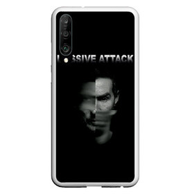 Чехол для Honor P30 с принтом Massive attack в Санкт-Петербурге, Силикон | Область печати: задняя сторона чехла, без боковых панелей | 100 suns | dance | electronic | masive atack | masive attack | mezannine | one point six | tricky | trip hop | triphop | мэссив аттак