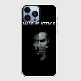 Чехол для iPhone 13 Pro Max с принтом Massive attack в Санкт-Петербурге,  |  | Тематика изображения на принте: 100 suns | dance | electronic | masive atack | masive attack | mezannine | one point six | tricky | trip hop | triphop | мэссив аттак