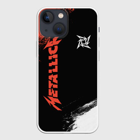 Чехол для iPhone 13 mini с принтом Metallica в Санкт-Петербурге,  |  | album | black | concert | heavy | kirk | metal | metallica | music | rock | tolls | джеймс хэтфилд | кирк хэмметт | клифф бёртон | ларс ульрих | метал | металлика | трэш
