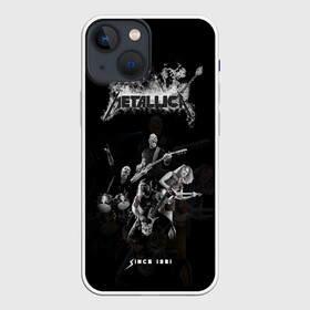 Чехол для iPhone 13 mini с принтом Metallica в Санкт-Петербурге,  |  | metalica | metallica | группа | джеймс хэтфилд | кирк хэмметт | ларс ульрих | метал | металика | металлика | миталика | музыка | роберт трухильо | рок | трэш | трэшметал | хард | хеви