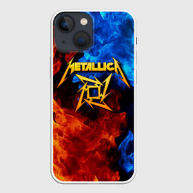 Чехол для iPhone 13 mini с принтом Metallica в Санкт-Петербурге,  |  | metalica | metallica | группа | джеймс хэтфилд | кирк хэмметт | ларс ульрих | метал | металика | металлика | миталика | музыка | роберт трухильо | рок | трэш | трэшметал | хард | хеви