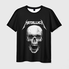 Мужская футболка 3D с принтом Metallica в Санкт-Петербурге, 100% полиэфир | прямой крой, круглый вырез горловины, длина до линии бедер | metalica | metallica | группа | джеймс хэтфилд | кирк хэмметт | ларс ульрих | метал | металика | металлика | миталика | музыка | роберт трухильо | рок | трэш | трэшметал | хард | хеви