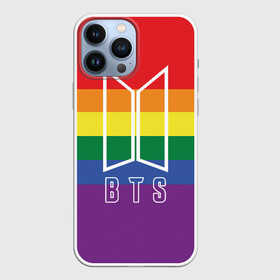 Чехол для iPhone 13 Pro Max с принтом BTS в Санкт-Петербурге,  |  | bangtan boys | beyond the scene | boyband | boys | bts | chin | edm | emblem | hieroglyphs | hip hop | jimin | jj hope | k pop | logo | rainbow | rb | rm | shuga | south korean | бойбенд | ви | джей хоуп | иероглифы | логотип | мальчики | радуга | с