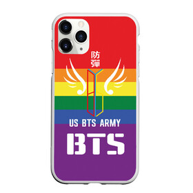 Чехол для iPhone 11 Pro Max матовый с принтом BTS Army в Санкт-Петербурге, Силикон |  | army | bangtan boys | beyond the scene | boys | bts | chin | edm | emblem | fans | hieroglyphs | hip hop | jimin | k pop | logo | rainbow | rb | rm | south korean | армия | бойбенд | ви | джей хоуп | иероглифы | логотип | мальчики | радуга | сюга | 