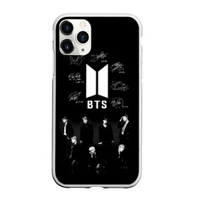 Чехол для iPhone 11 Pro матовый с принтом BTS в Санкт-Петербурге, Силикон |  | autographs | bangtan boys | beyond the scene | boyband | boys | bts | chin | chonguk | edm | emblem | hip hop | jimin | jj hope | k pop | logo | rb | rm | shuga | south korean | wee | автографы | бойбенд | ви | джей хоуп | логотип | мальчики | сюга 