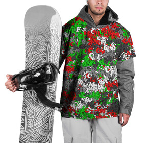 Накидка на куртку 3D с принтом Камуфляж с буквами FCLM в Санкт-Петербурге, 100% полиэстер |  | зеленый | клуб | красно зеленый | красный | локо | локомотив | москва | паттерн